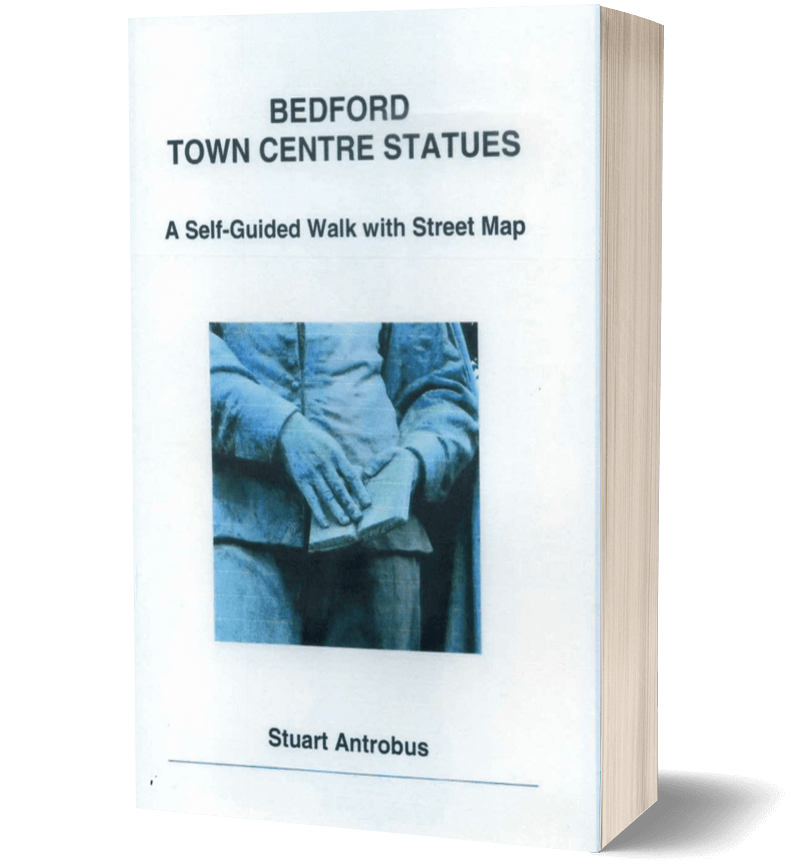 Bedford town centre statues book cover